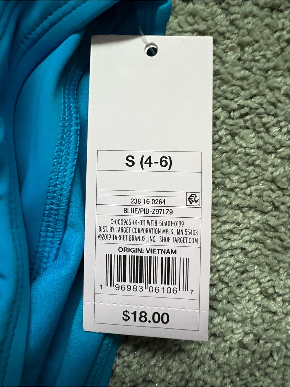 Wild Fable NWT Bright Blue Bandeau Bikini Set | Top M & Bottom S - Picture 8 of 9